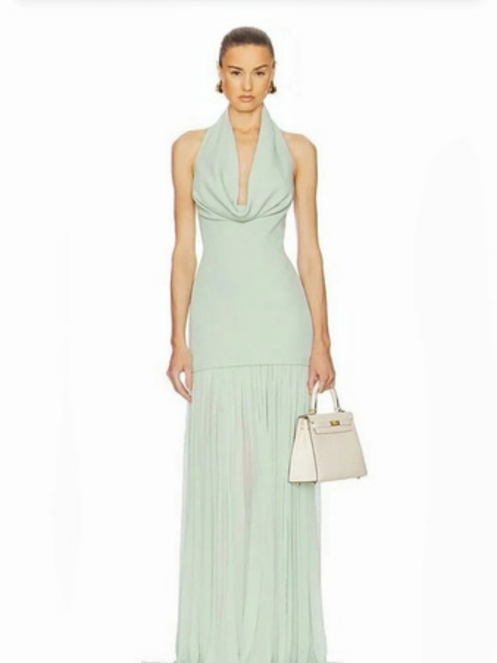 House of Harlow 1960 x REVOLVE Claire Pleated Gown Claire Pleated Green Maxi